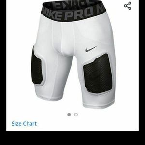 Large Nike Compression Football Shorts